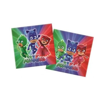 20 Serviettes Pyjamasques