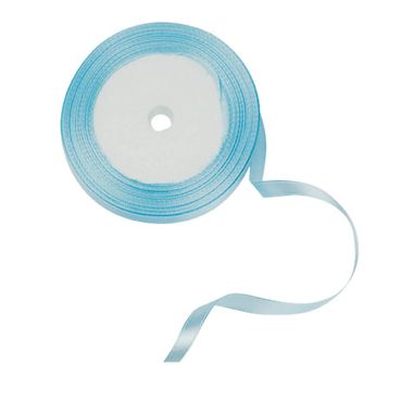 Ruban satin 6 mm - Bleu ciel