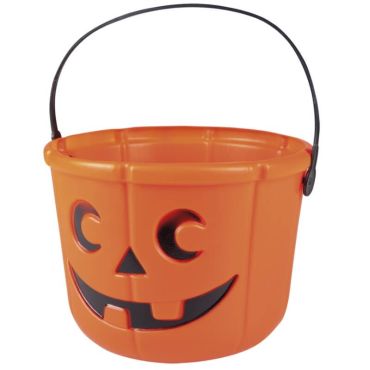 Seau à Bonbons Orange - Citrouille