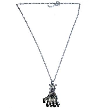 Collier Main de Squelette - Argent