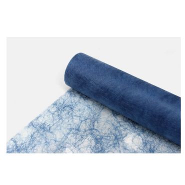 Chemin de Table Intissé 30 cm x 5 M - Bleu Foncé | jourdefete.com
