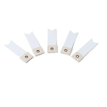 10 Étiquettes Blanche et Lin