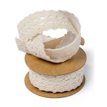 Dentelle Adhésive 2.5 cm x 2 m Ivoire