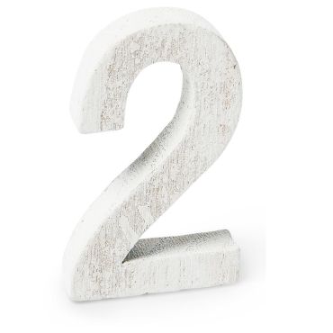 Chiffre "2" en Bois - 5 cm