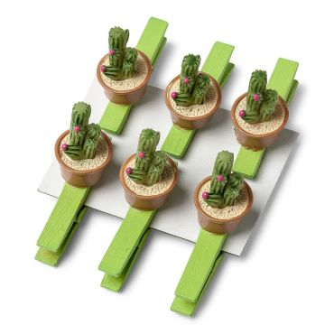 6 Pinces Cactus