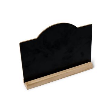 Ardoise sur socle en bois