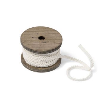 Bobine de ruban tressé 3m - Blanc