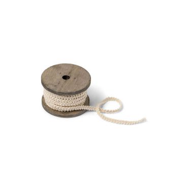 Bobine de ruban tressé 3m - Ivoire