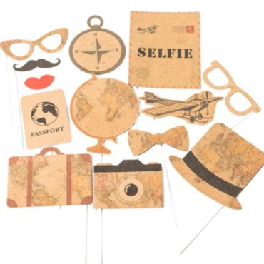 Kit photobooth de Voyage / 13 pièces