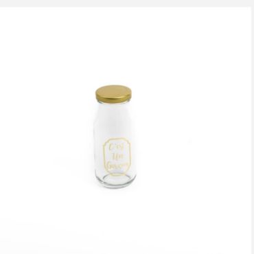 Bouteille Candy Bar - C'est un garçon" - Dorée