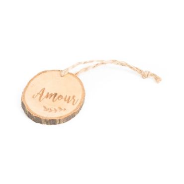 Sachet de 4 Rondins "Amour" avec Ficelle