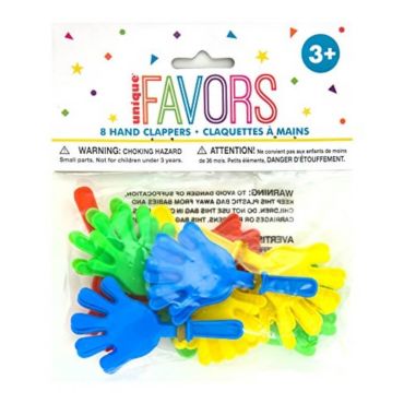 Sachet de 8 Claquettes à Mains - Multicolore | jourdefete.com