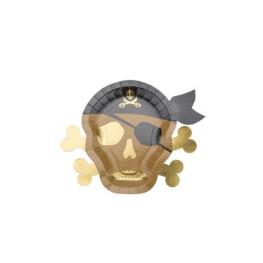 assiettes-kraft-or-pirate | jourdefete.com