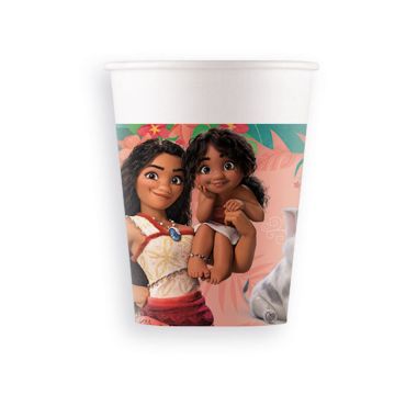 Gobelets Vaiana 2 avec illustration de Vaiana, Pua et Simea | jourdefete.com