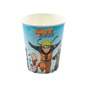 Mettez ces gobelets "Naruto Shippuden ®" sur votre table pour que les enfants puissent boire tout en voyant leurs ninjas préférés | jourdefete.com