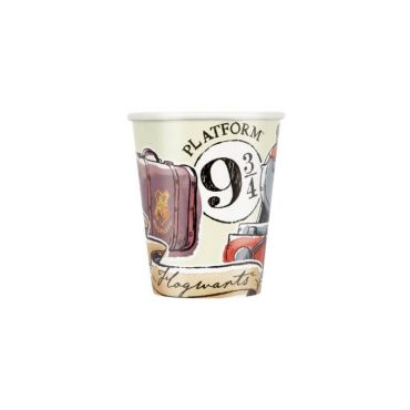 8 Gobelets carton Harry Potter ™ 270 ml