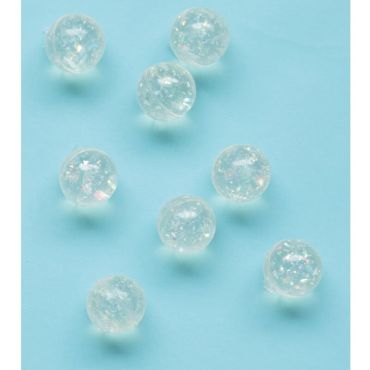 Sachet de 8 balles rebondissantes - Transparentes et Irisées | jourdefete.com