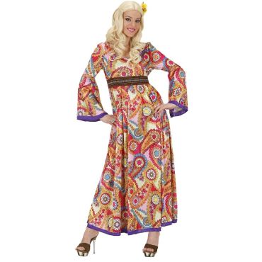 Robe Longue Colorée de Hippie Femme - Taille au Choix