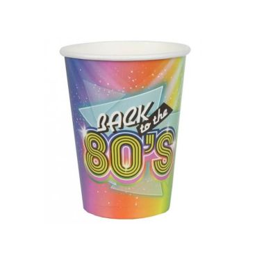 gobelets-verres-80's-annees-80 | jourdefete.com