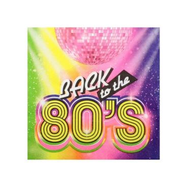 serviettes-80s-annees80-papier | jourdefete.com