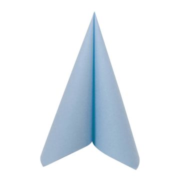 50 Serviettes Voie Sèche - Bleu ciel