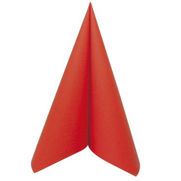 50 Serviettes Voie Sèche - Rouge