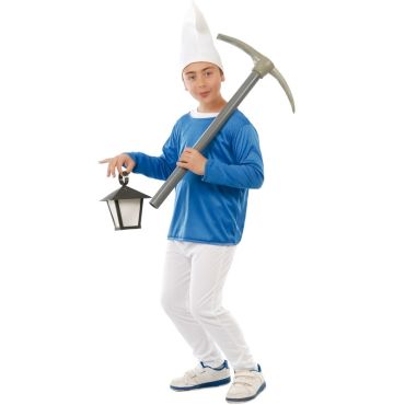 Costume Schtroumpf Garçon - Taille au Choix