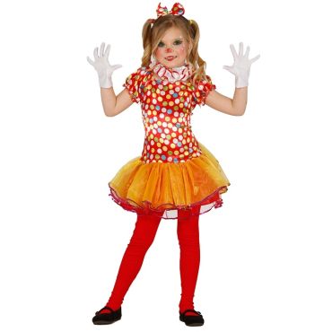 Déguisement de Clown Mime Fille - Taille au Choix