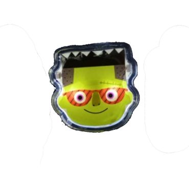 Figurine LED Autocollante - Monstre Vert