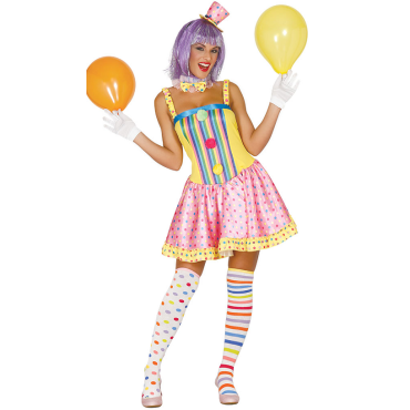 Déguisement Clown Funny Femme - Taille au Choix
