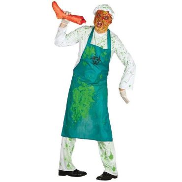 Déguisement Zombie Scientifique Homme - Taille Unique