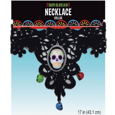 Collier avec Camée Day Of The Dead