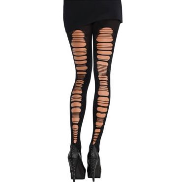 Colllants Noirs Déchirés - Taille Unique