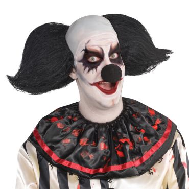 Perruque de Clown Psychopathe Noire