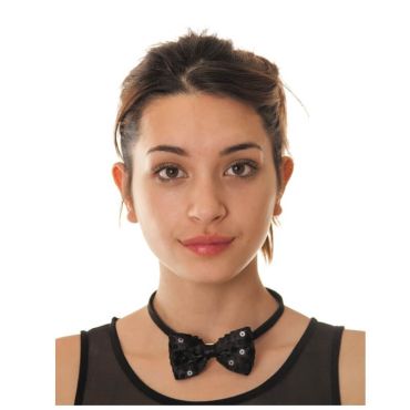 Nœud Papillon à Sequins - Noir Nœud Papillon à Sequins - Noir