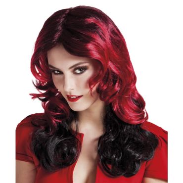  Perruque Longue Bouclée de Vampire