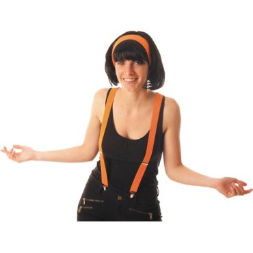 Bretelles Fluo Adulte - Orange 