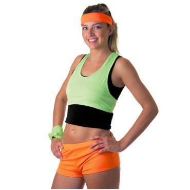 Brassière Fluo Verte Femme - Taille Unique