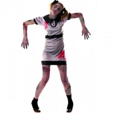 Déguisement Femme - Écolière Zombie - Taille Unique