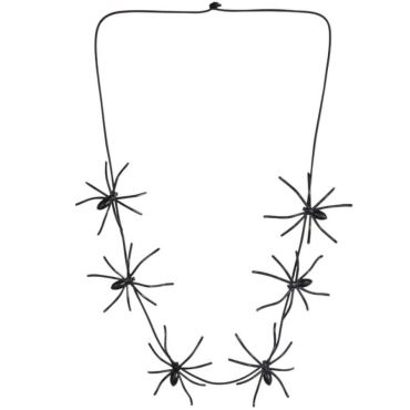 Collier Araignées - Noir