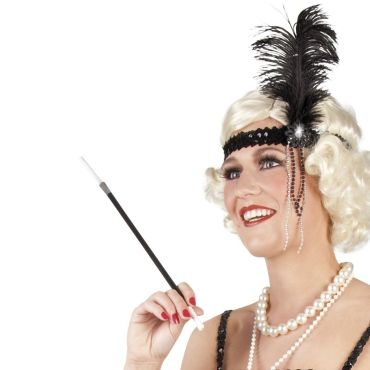 Fume-Cigarette Charleston Noir - 34 cm Fume-Cigarette Charleston Noir - 34 cm