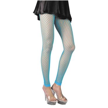 Legging Résille - Bleu Fluo