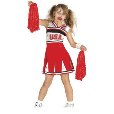 Déguisement de Cheerleader Zombie Enfant - Taille au choix