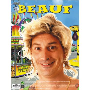 Perruque de Beauf Blond Perruque de Beauf Blond