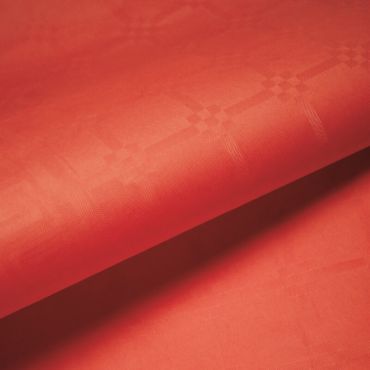 Rouleau de Nappe Damassé Rouge 25 m Rouleau de Nappe Damassé Rouge 25 m