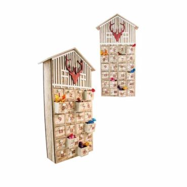 Calendrier de l'Avent en Bois - Renne Calendrier de l'Avent en Bois - Renne