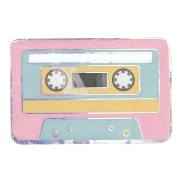 Ayez de la nostalgie en voyant ces serviettes en forme de cassettes audio | jourdefete.com