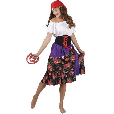 Déguisement-de-Bohémienne-Femme-Taille-au-Choix | jourdefete.com