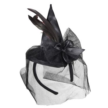 Serre-Tête Chapeau de Sorcière et son Voile