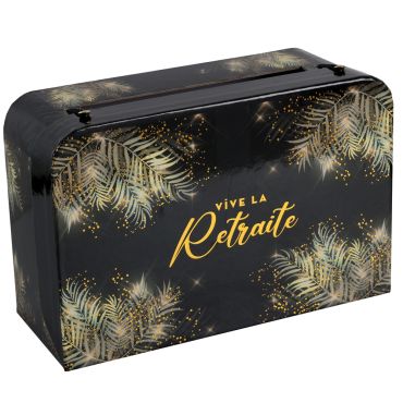 Tirelire vive la retraite avec feuillages dorés | jourdefete.com Tirelire vive la retraite avec feuillages dorés | jourdefete.com